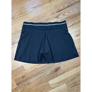Athleta Sonic Skort Size Large‎ Black Tennis Golf